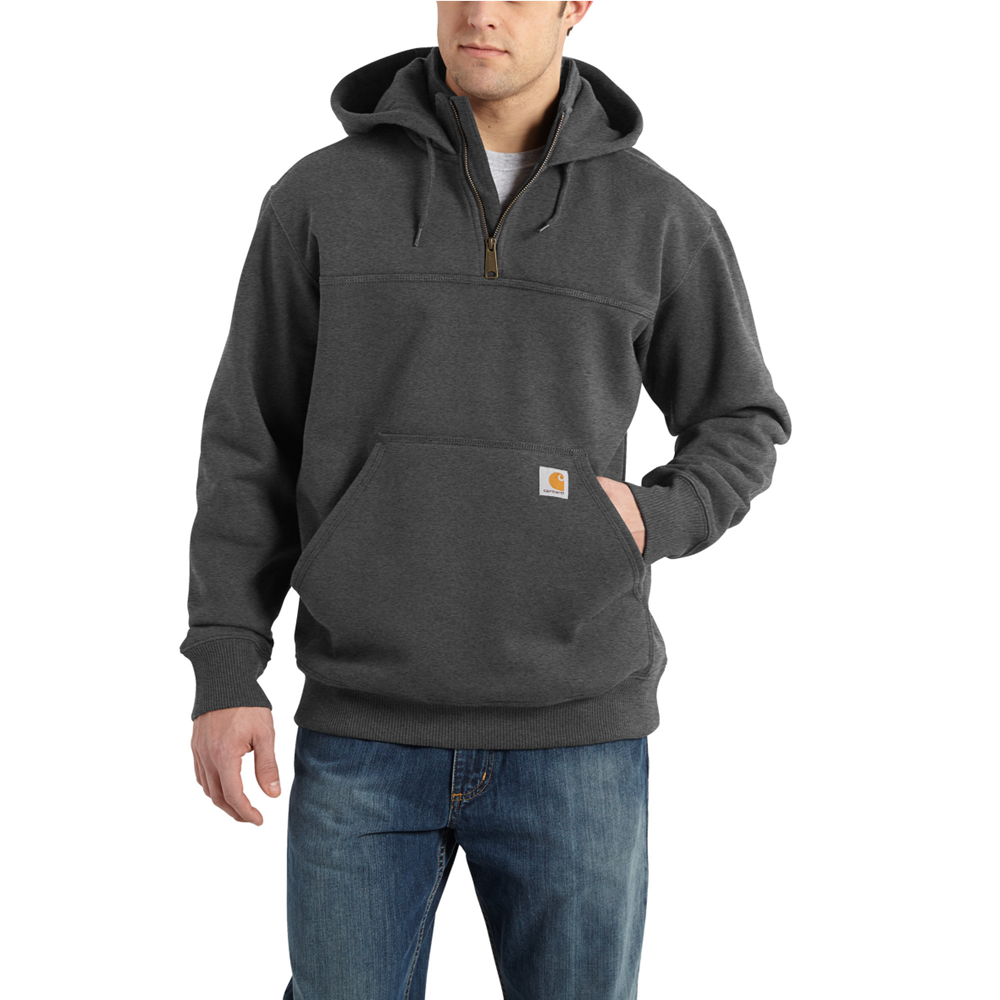 *NEW* Carhartt PAXTON 1/4 zip hooded sweatshirt- Water Repellent