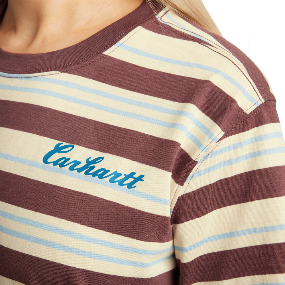 *NEW* Carhartt WOMENS Tencel™ Loose Fit Striped T-Shirt