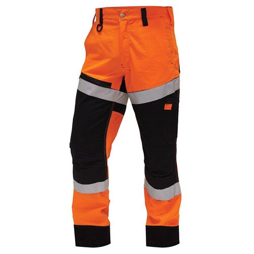 Trouser Ripstop Cotton Taped Orange/Black