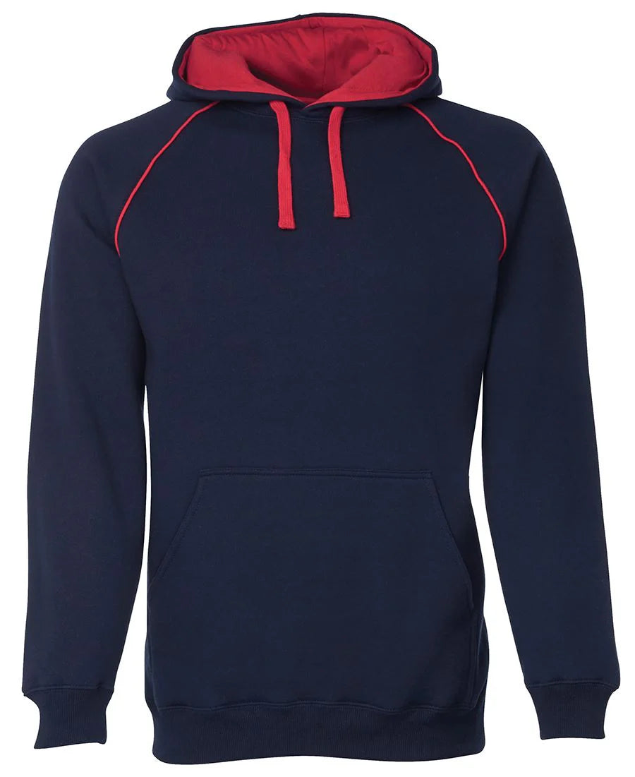 JB's CONTRAST FLEECY HOODIE