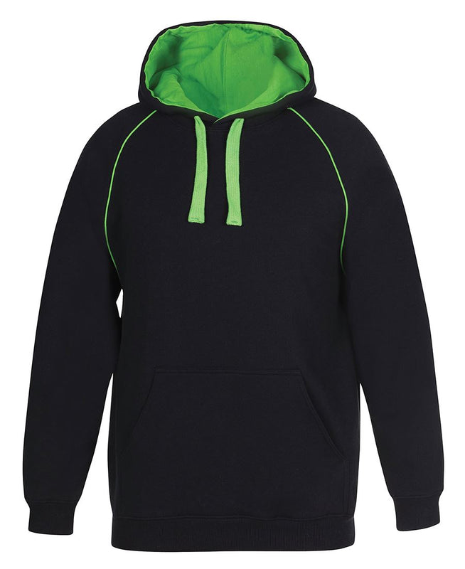 JB's CONTRAST FLEECY HOODIE