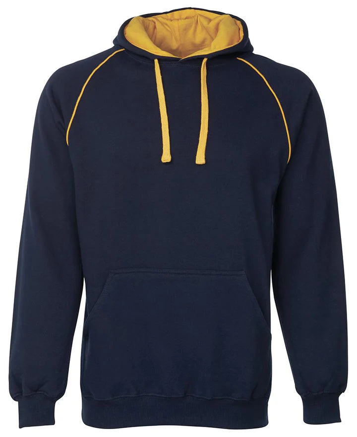 JB's CONTRAST FLEECY HOODIE