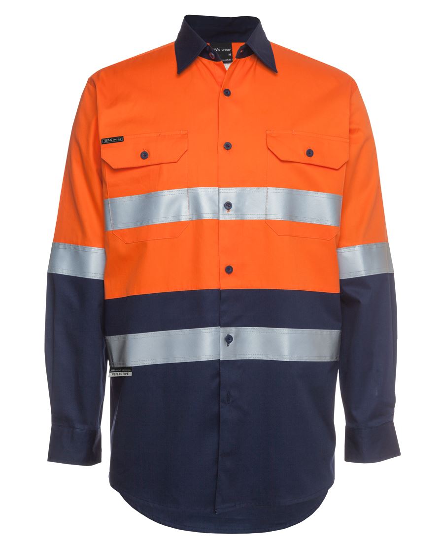 6HLSON JB Cotton Shirt L/S (D+N)