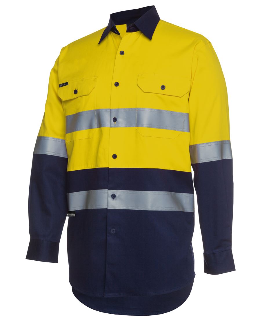 6HLSON JB Cotton Shirt L/S (D+N)