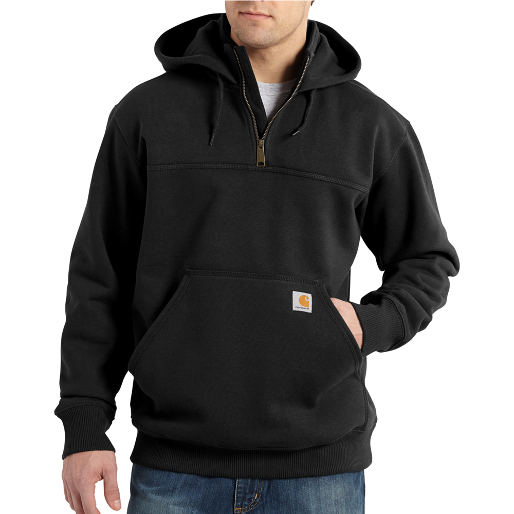 *NEW* Carhartt PAXTON 1/4 zip hooded sweatshirt- Water Repellent