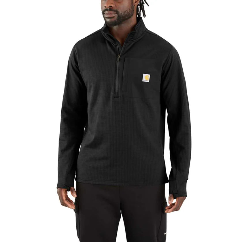 *NEW* Carhartt FORCE™ Relaxed fit Mock Neck Half Zip T-Shirt