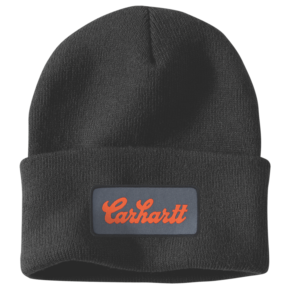 *NEW* Carhartt Knit Cuffed Script Patch Beanie