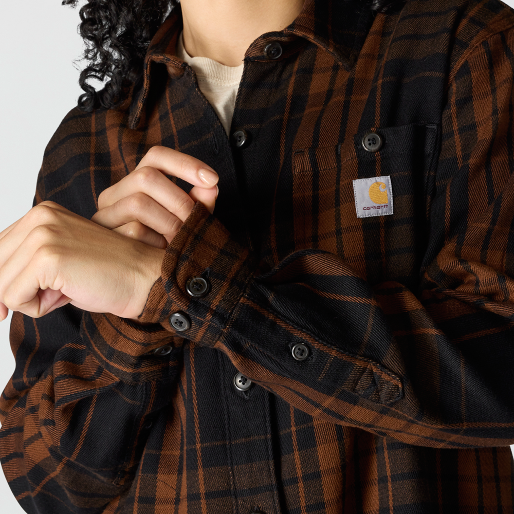 Carhartt WOMENS TENCEL™Fibre series Loose Fit Twill Plaid Shirt (CLEARANCE)