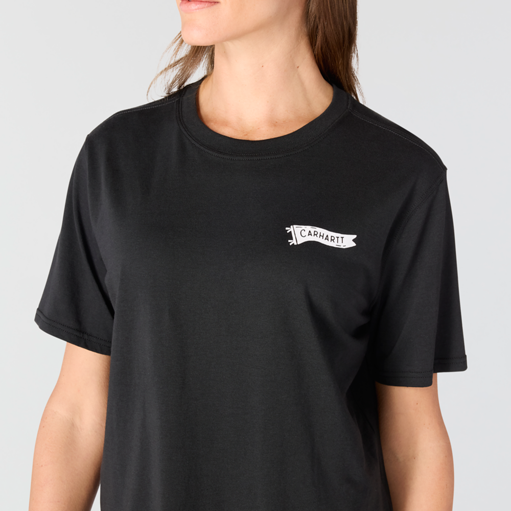 **NEW** Carhartt WOMENS TENCEL™ Fiber Series Loose Pennant Flag T-Shirt