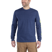 Carhartt RELAXED FIT LONG SLEEVE LOGO T-Shirt (EK231)