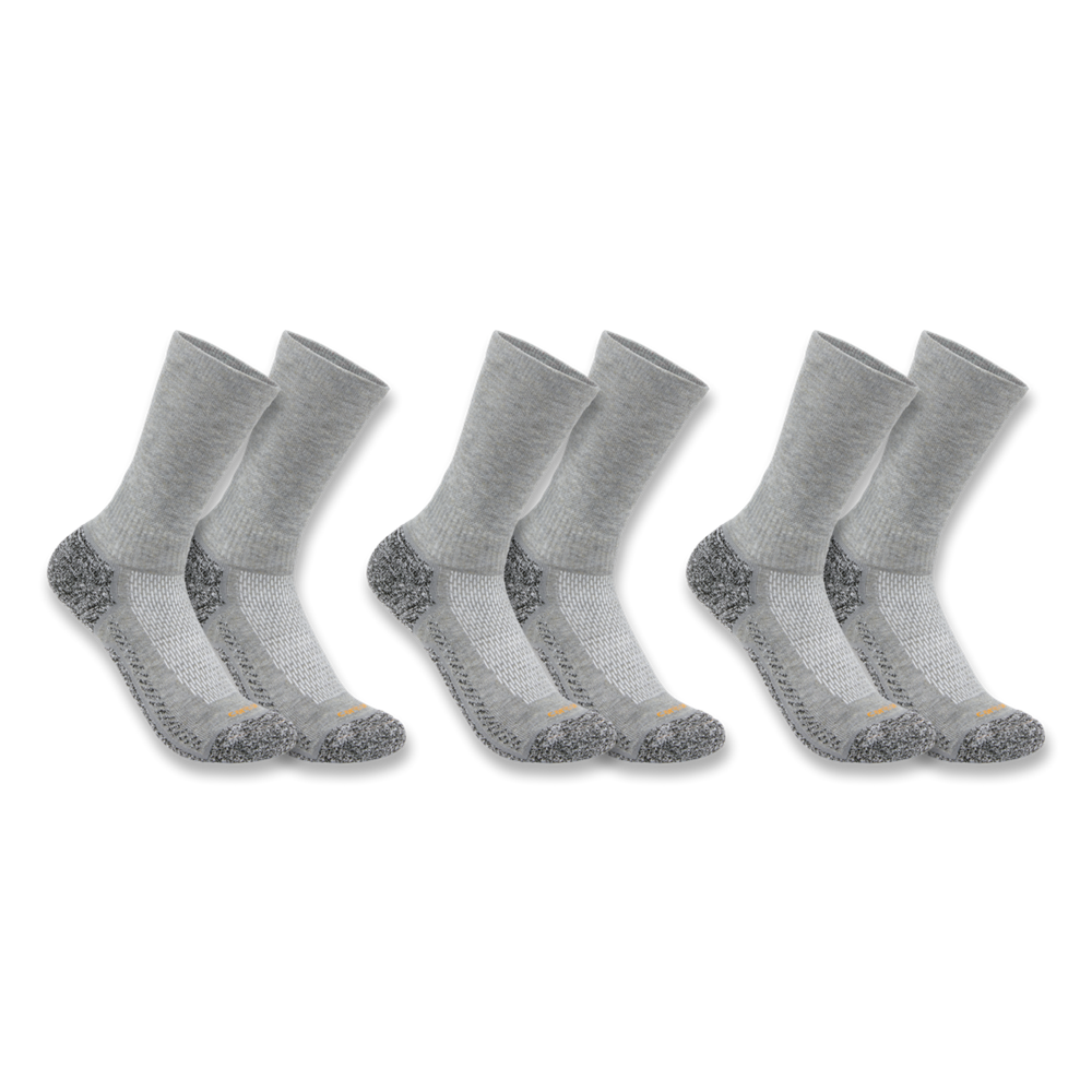 *NEW* Carhartt FORCE Midweight Crew Sock 3 pack