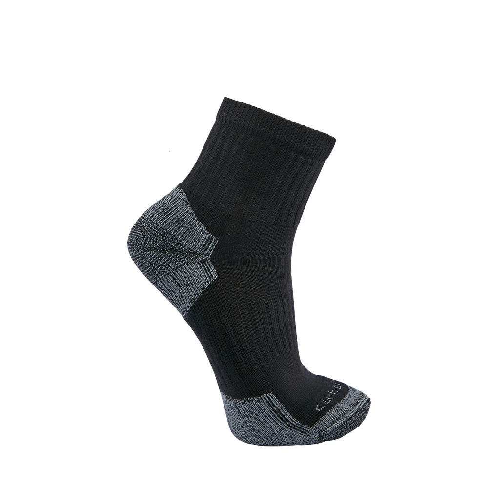 Carhartt FORCE Midweight Cotton Blend Quarter Sock 3 pack