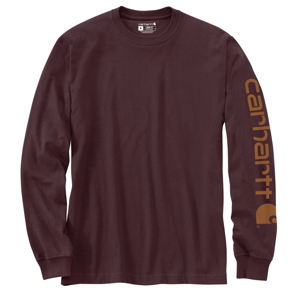 Carhartt RELAXED FIT LONG SLEEVE LOGO T-Shirt (EK231)