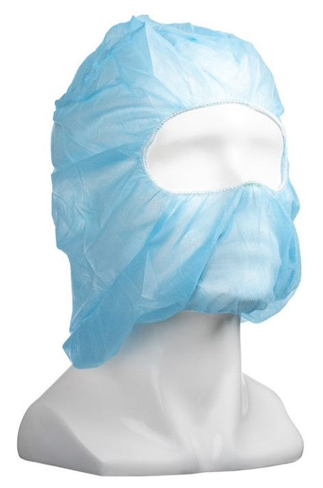 MPH 30065 Polypropylene Balaclavas Blue 400's