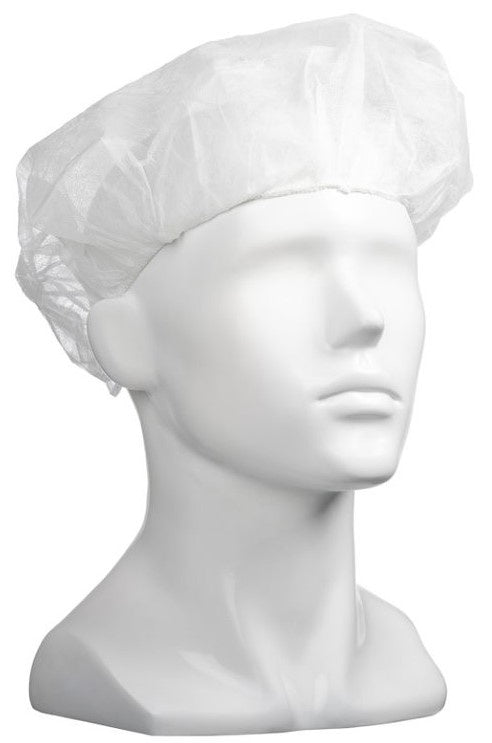 MPH30015 Polypropylene Bouffant Hats 600's (for long hairstyles)