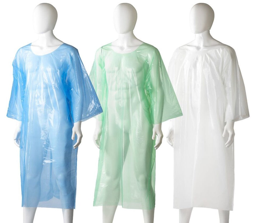 MPH30360 Polyethylene Splash Jackets 200's - White