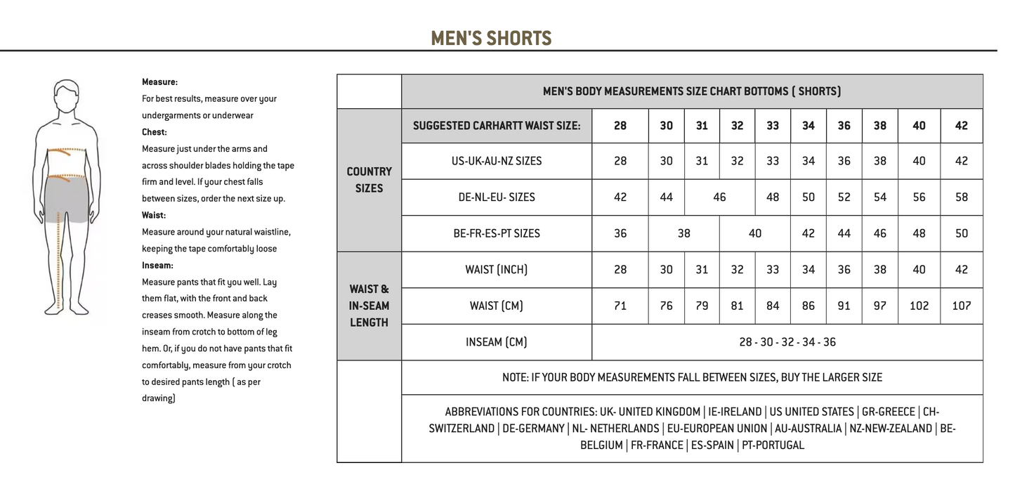 Carhartt RUGGED FLEX Relaxed fit Canvas Cargo Work Short