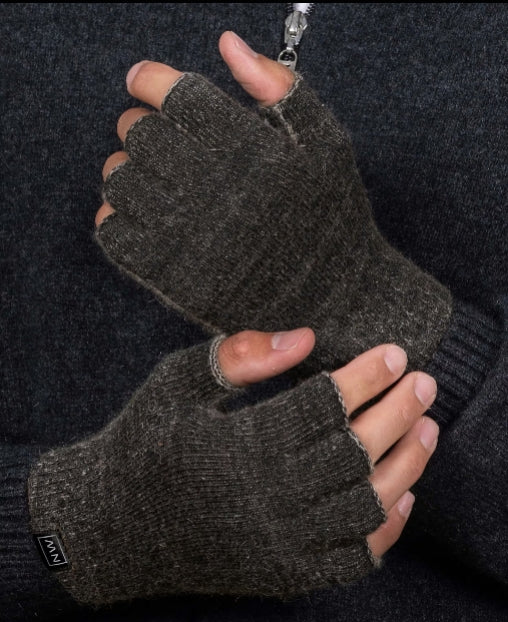 Merino/Possum/Poly Fingerless Gloves