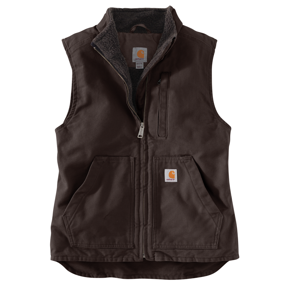 Carhartt WOMENS WASHED DUCK Sherpa lined Mock neck vest