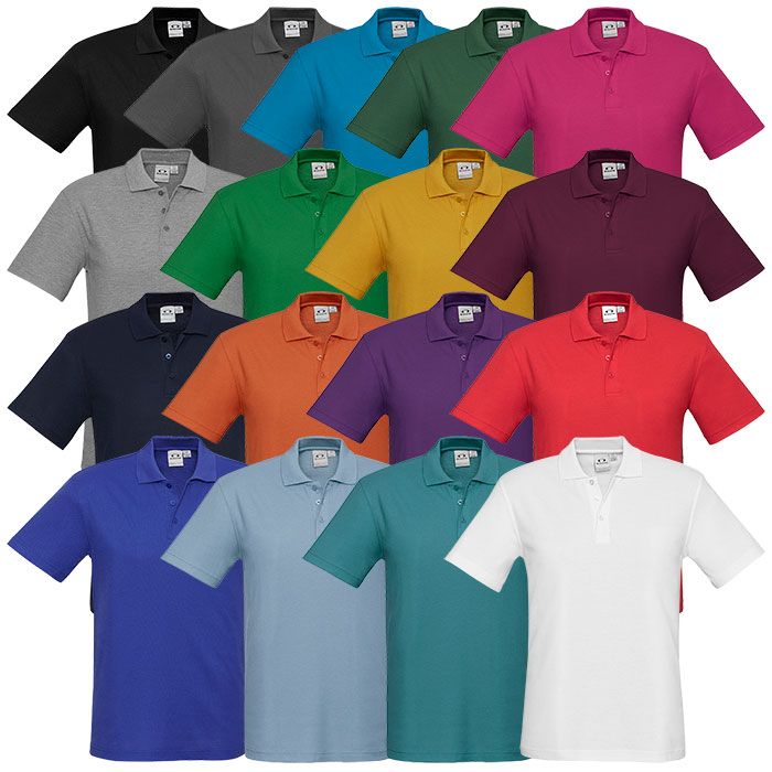 P400MS MENS POLO CREW SHIRT - ALL COLOURS