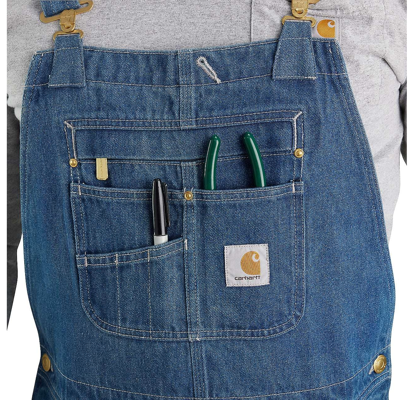 Carhartt Loose Fit Denim Bib Overalls
