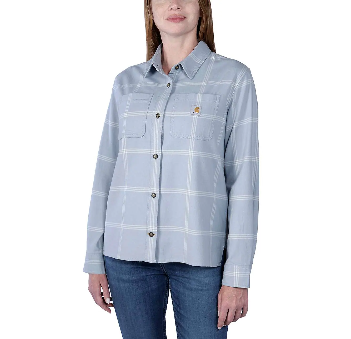 Carhartt WOMENS Rugged Flex Loose Fit Midweight Flannel Long sleeve shirt
