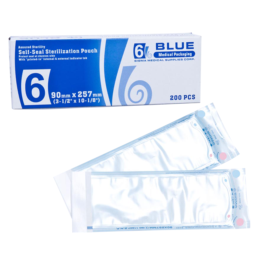 Self Seal Pouches 135mm x 283mm 200's