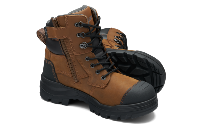 BLUNDSTONE ROTOFLEX HD-TPU zip sided boot