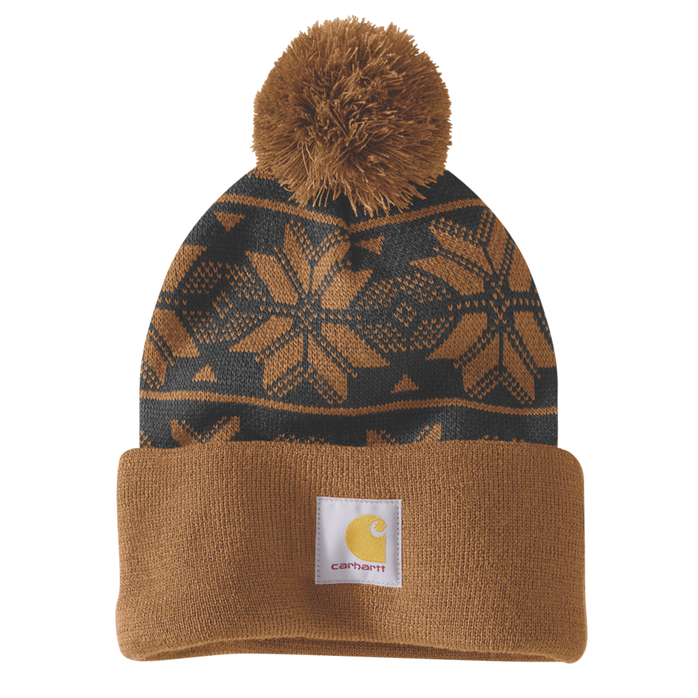 Carhartt Knit Pom Jacquard Beanie
