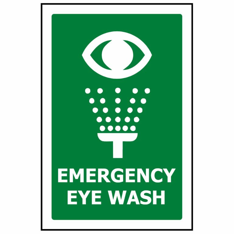 Emergency Eye Wash Sign