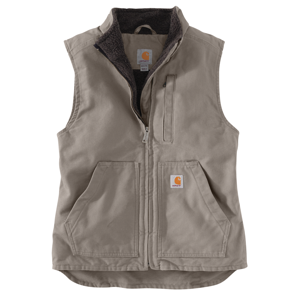 Carhartt WOMENS WASHED DUCK Sherpa lined Mock neck vest