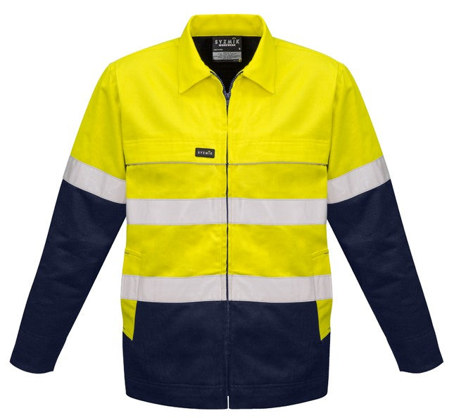 ZJ590 - Mens Hi Vis Cotton Drill Jacket