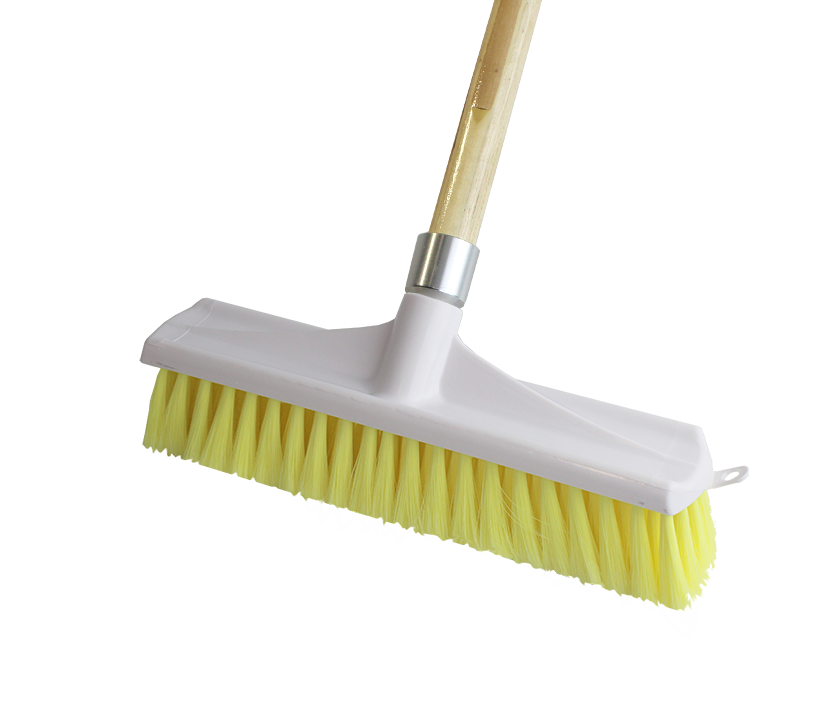 Van Truckwash brush plastic back yellow 280mm - head only