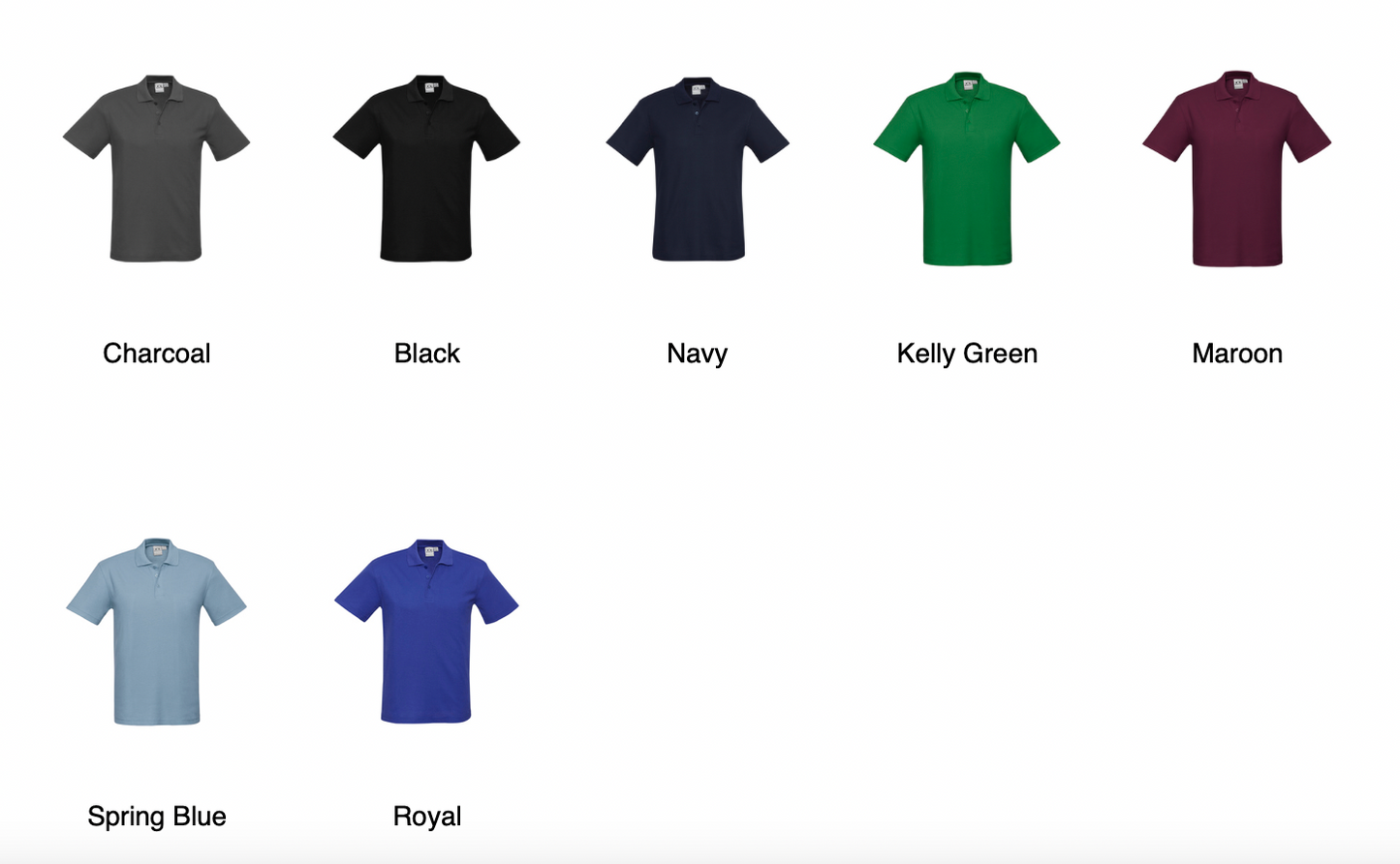 P400MS MENS POLO CREW SHIRT - ALL COLOURS