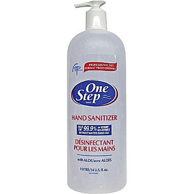One step hand sanitizer 1 litre Pump bottle