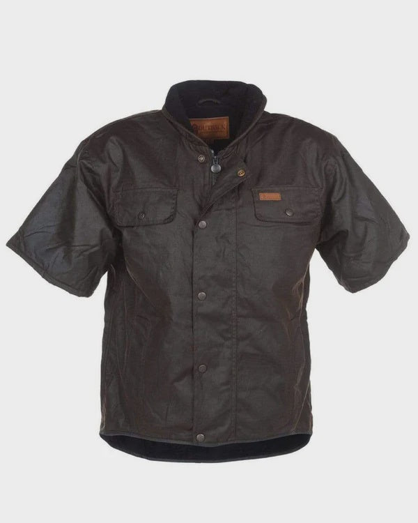Outback Oilskin 1/2 Sleeve Brown 6037