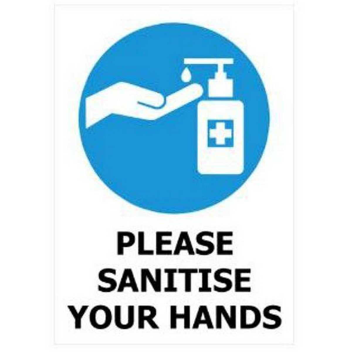 Please Sanitize Your Hands Signs