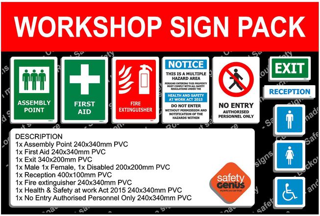 Workshop Sign Starter Pack