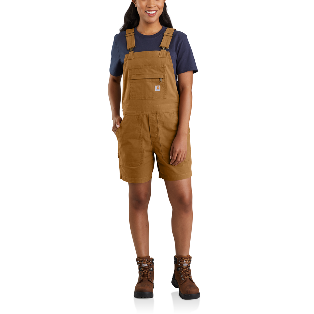 *NEW* Carhartt Womens RUGGED FLEX Canvas Shortall