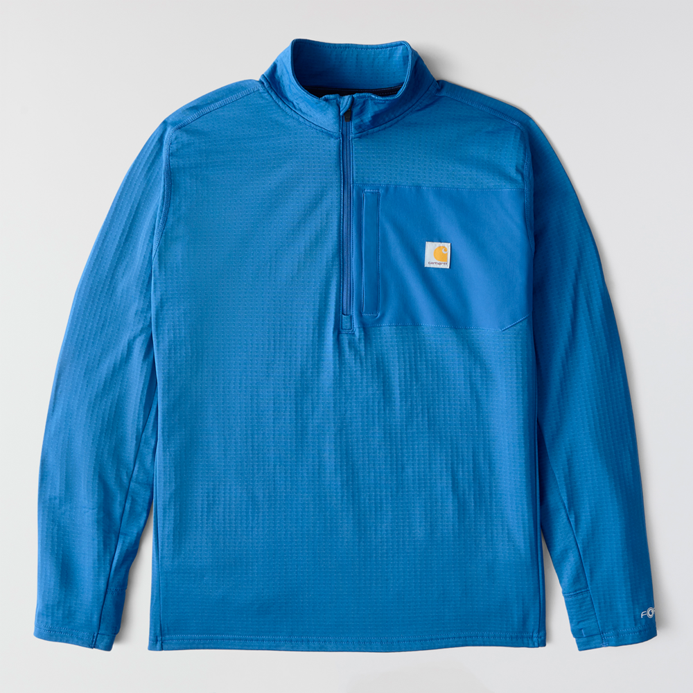*NEW* Carhartt FORCE™ Relaxed fit Mock Neck Half Zip T-Shirt