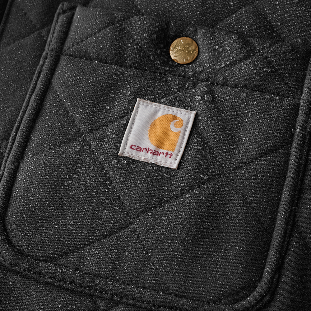 **NEW** Carhartt Rain Defender™ Loose Fit Heavyweight Quilted Press-Stud Front Shirt Jac