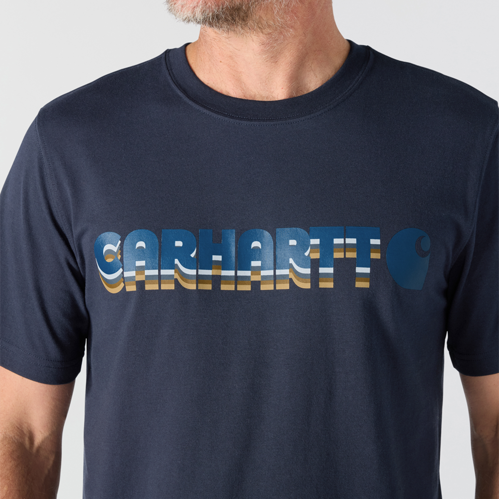 **NEW** Carhartt Irvine Relaxed Layered Logo T-Shirt