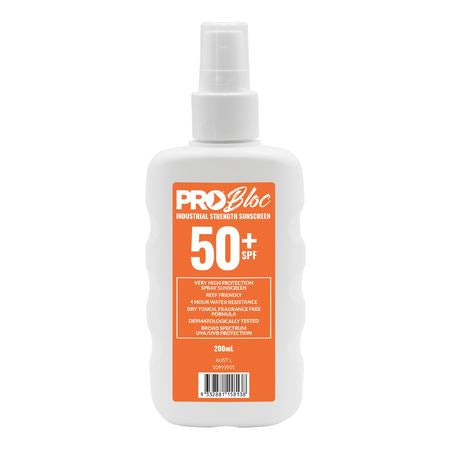 PROBLOC SPF 50+ Sunscreen 200ml Spray Bottle