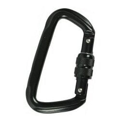 Black High Strength  D Carabiner PK-0005