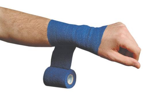 Cohesive Blue Bandage