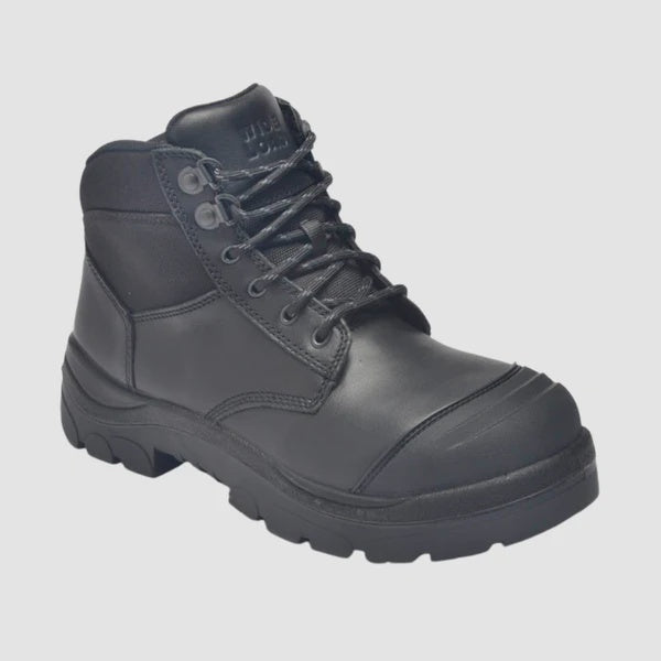WL690BZ Wide Black Oil Kip 6" Steel Cap Boots **NOW $300**