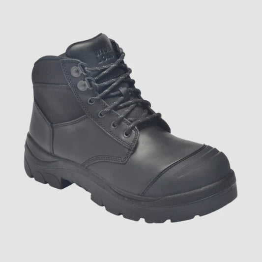 WL690BZ Wide Black Oil Kip 6" Steel Cap Boots **NOW $300**