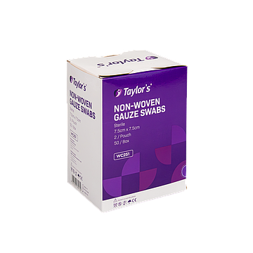 Sterile Gauze 7.5x7.5cm 2's box 50