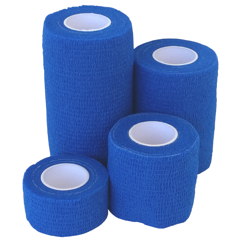 Cohesive Blue Bandage