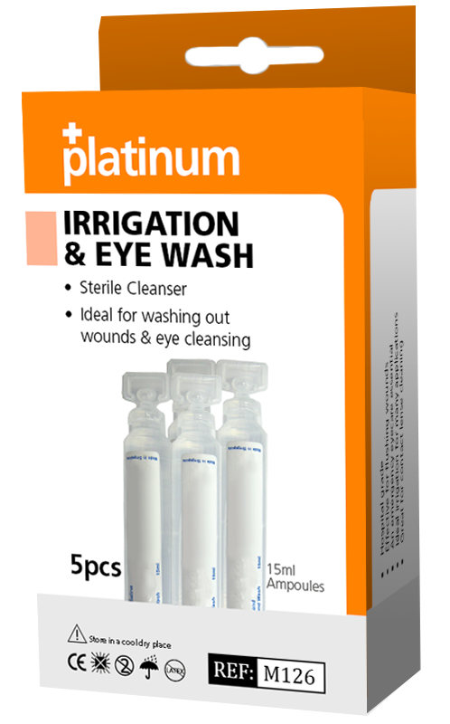 Platinum Sodium Chloride (Saline) Ampoule 15ml Pack 5